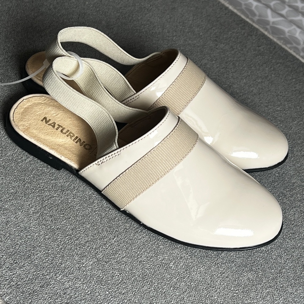 Naturino evry patent slingback mule girl size EUR 33 US 1,5/2